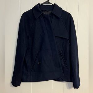Abercrombie‎ & Fitch women's pea coat in navy blue Size M